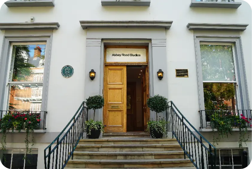 Entrance to Abbey Road Studios in London, one of the Future Forum 2026 experience venues