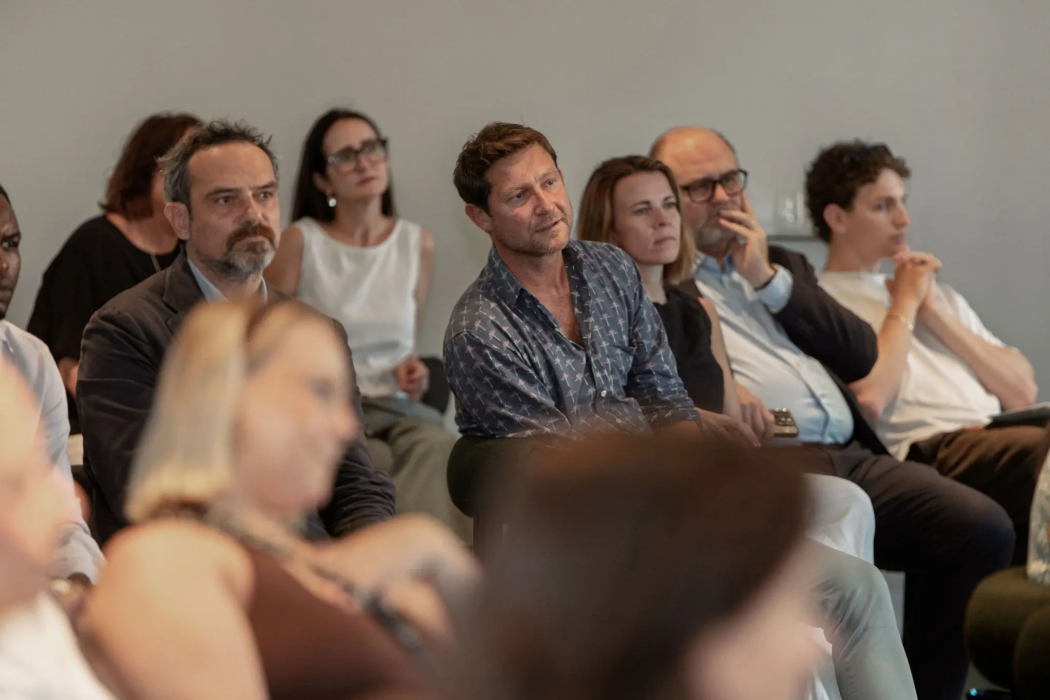 Delegates listening to a discussion at a Future Forum cross-sector leadership event